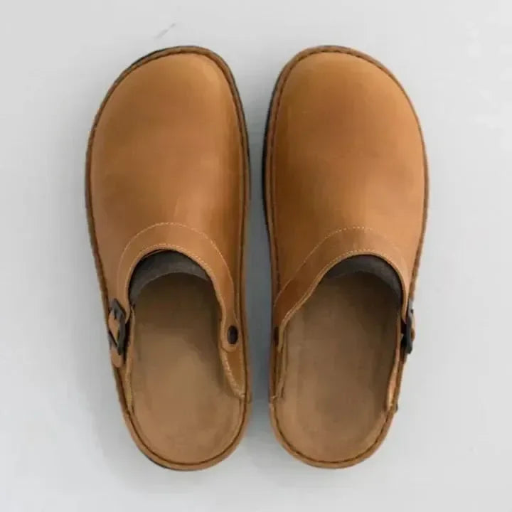 Nordale Collection Men's Slippers With Orthopedic Leather | Temsk