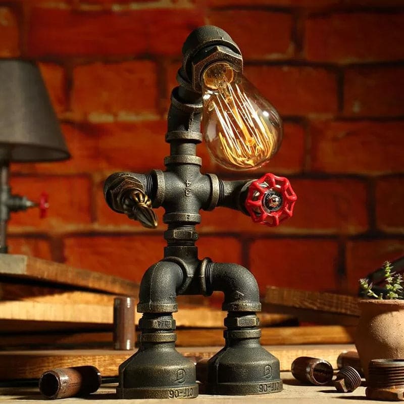 AstraPulse Cyberpunk Robot Table Lamp For Sci Fi Fans | Temsk