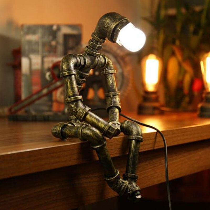 AstraPulse Cyberpunk Robot Table Lamp For Sci Fi Fans | Temsk