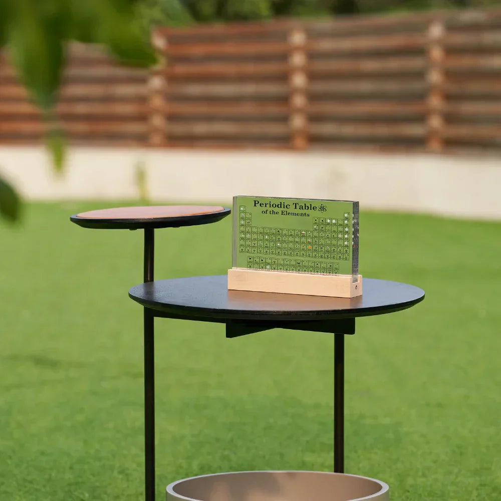 Acrylic LED Table Display For Real Elements In The Periodic Table | Temsk