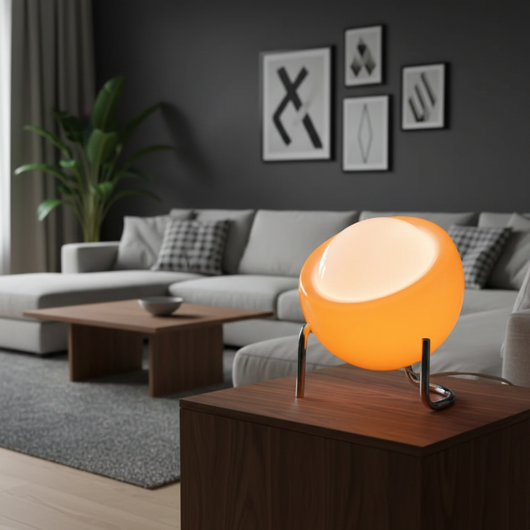 Elegant Indoor Glass Table Lamp For Living Room And Bedroom Decor | Temsk