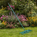 AeroGround Pro Lawn Rake With Extra Long Handle For Level Lawns | Temsk