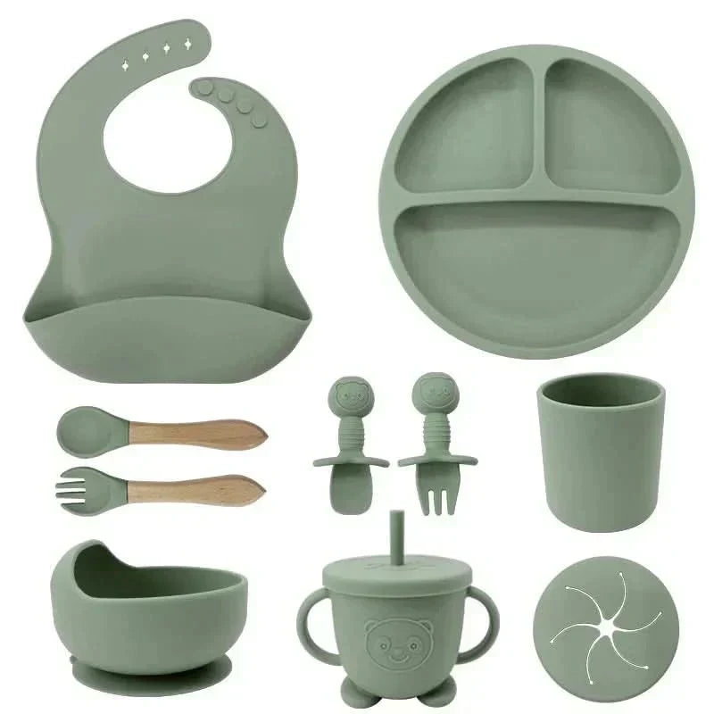 BrightNest Baby Dining Set BPA Safe Child-Friendly For Toddlers | Temsk