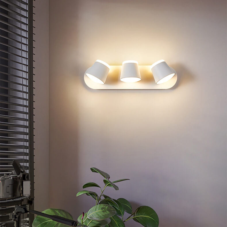 Aurora LED Wall Light With Rotating Cylinder Shade And 1/2/3 Flame Options | Temsk