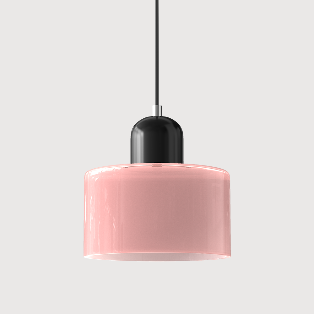 Bauhaus Glas-Pendelleuchte mit lebendiger modernistischer Farbe | Temsk