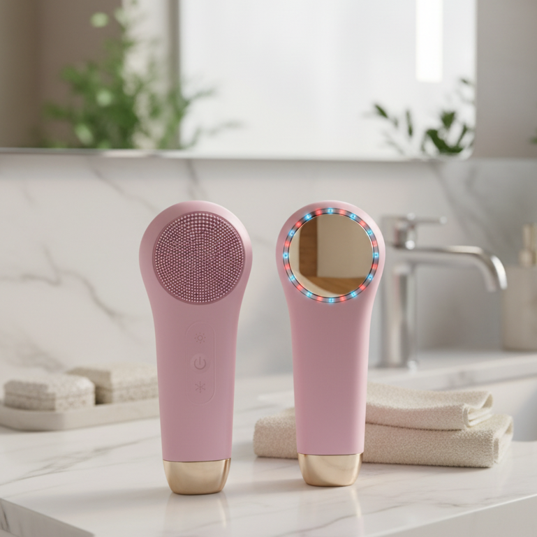 LumaGlow 3-In-1 Facial Brush For Radiant, Healthy Skin | Temsk