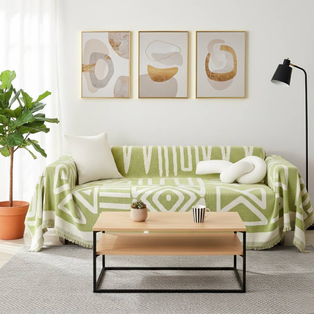 Geometric Boho Style Washable Non-Slip Sofa Cover | Temsk