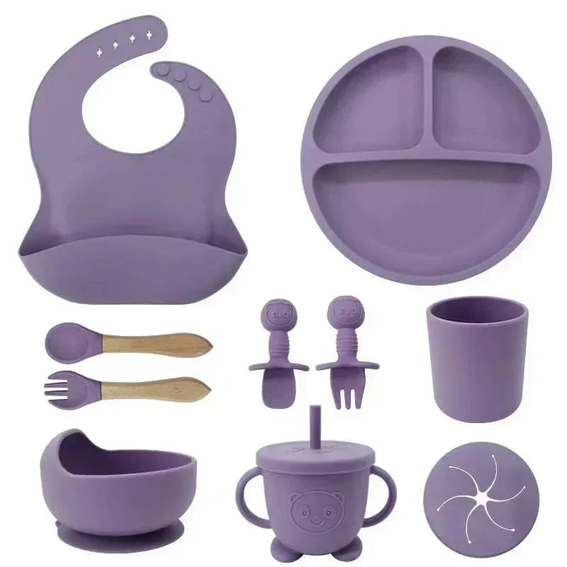 BrightNest Baby Dining Set BPA Safe Child-Friendly For Toddlers | Temsk