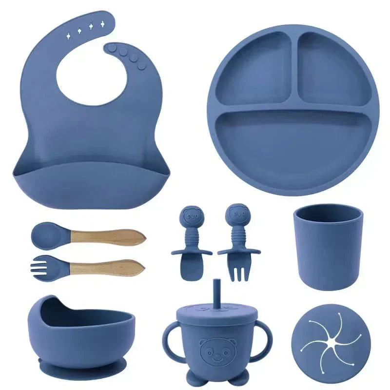 BrightNest Baby Dining Set BPA Safe Child-Friendly For Toddlers | Temsk