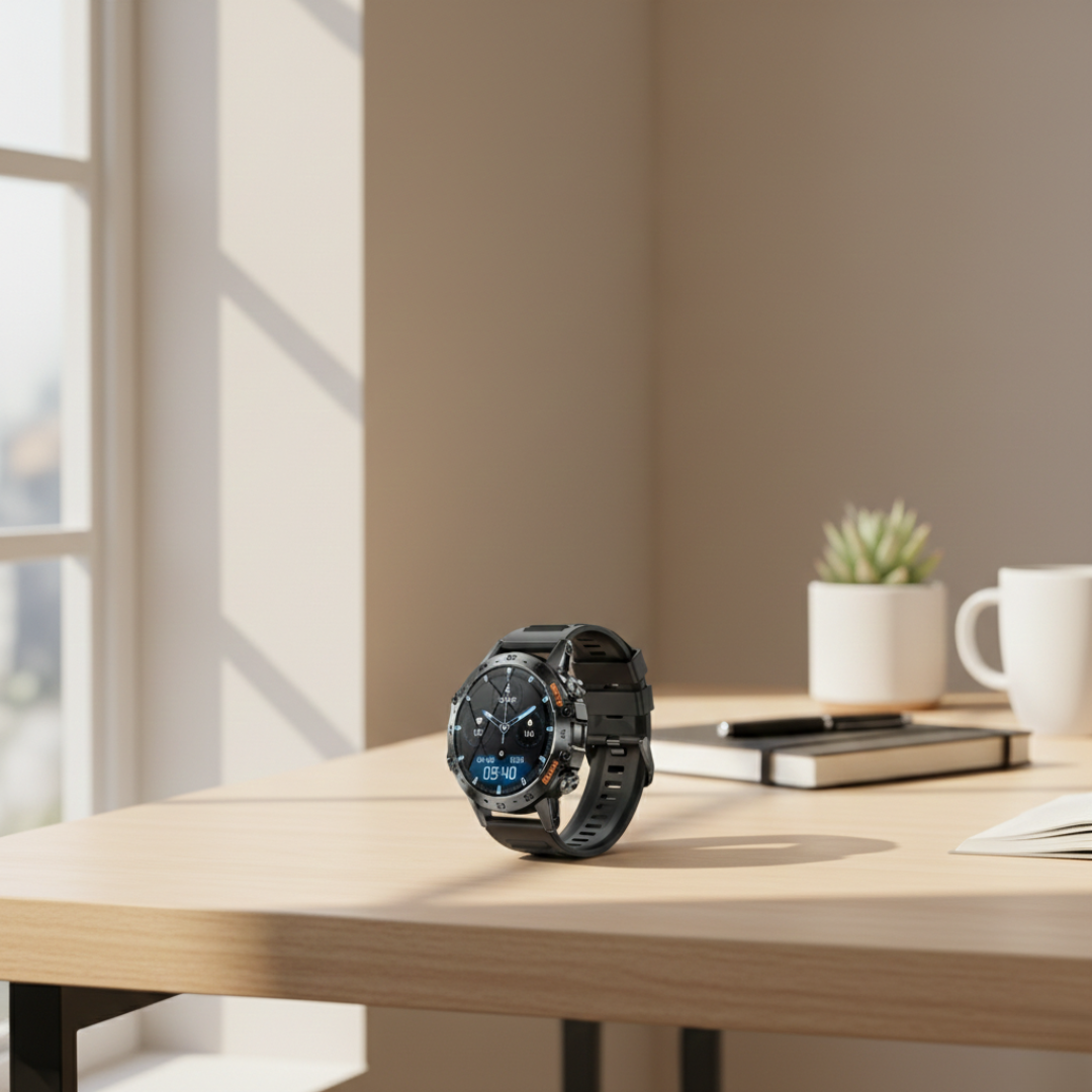 Waterproof Smartwatch With Bluetooth Calling For Everyday Durability | Temsk