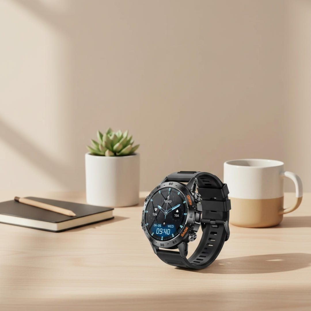 Waterproof Smartwatch With Bluetooth Calling For Everyday Durability | Temsk