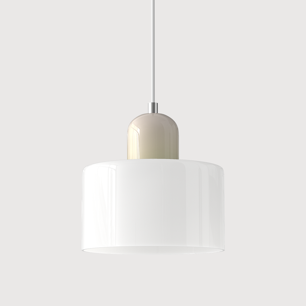Bauhaus Glas-Pendelleuchte mit lebendiger modernistischer Farbe | Temsk