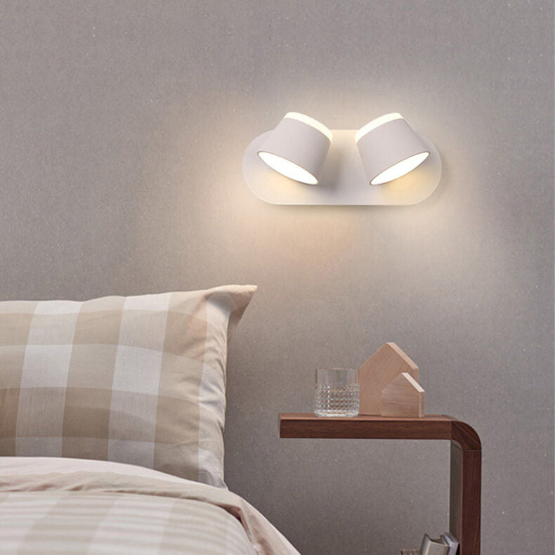 Aurora LED Wall Light With Rotating Cylinder Shade And 1/2/3 Flame Options | Temsk