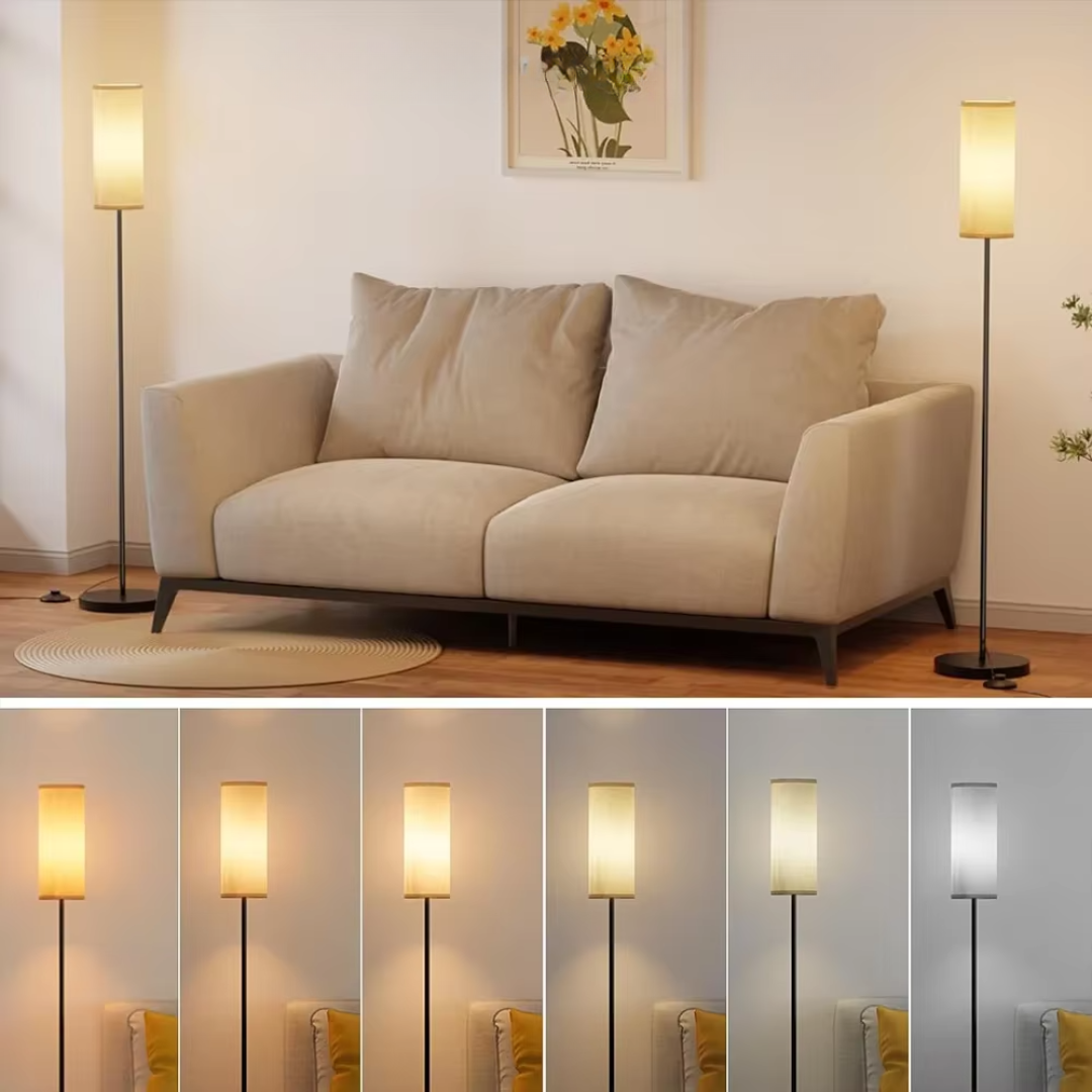 RGB stojací lampa s ovládáním přes aplikaci pro domácí osvětlení a atmosféru | Temsk
