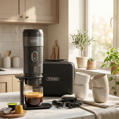 12V Portable Espresso Maker For Travel And On The Road | Temsk