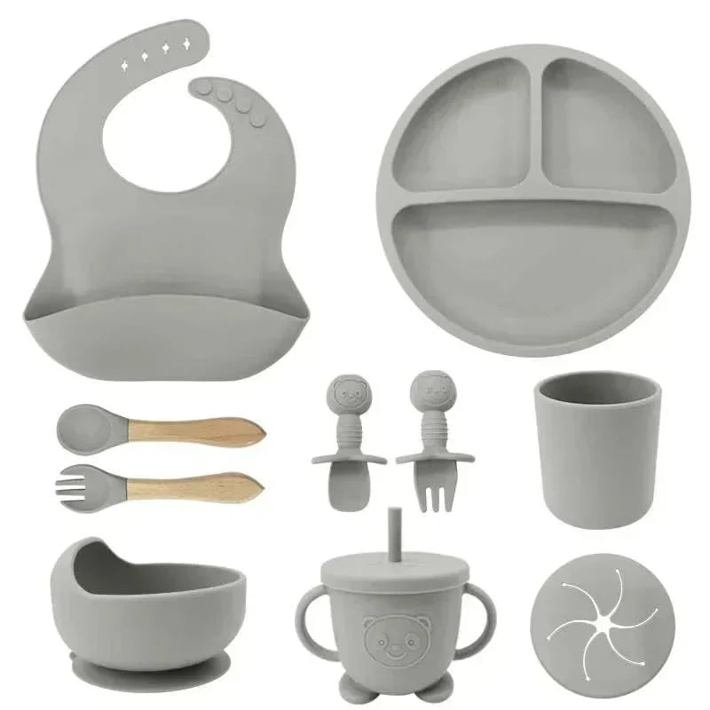 BrightNest Baby Dining Set BPA Safe Child-Friendly For Toddlers | Temsk