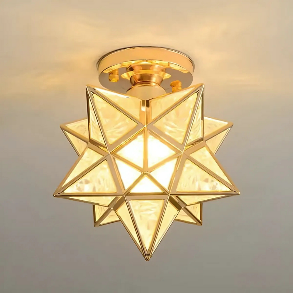 Xelio LED Deckenlampe geometrisches Stern-Design Leuchte | Temsk