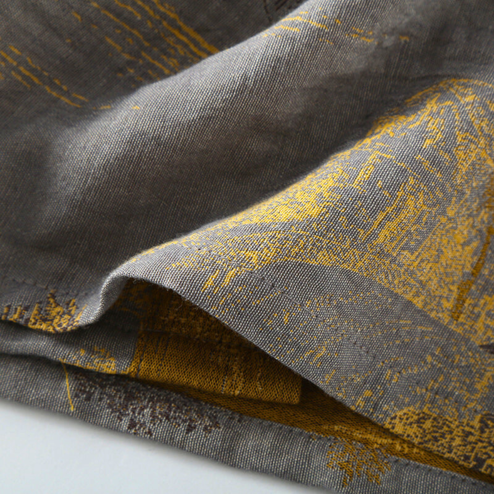 Lumenvale Rustic Kimono Robe Made Of Pure Cotton Fabric | Temsk