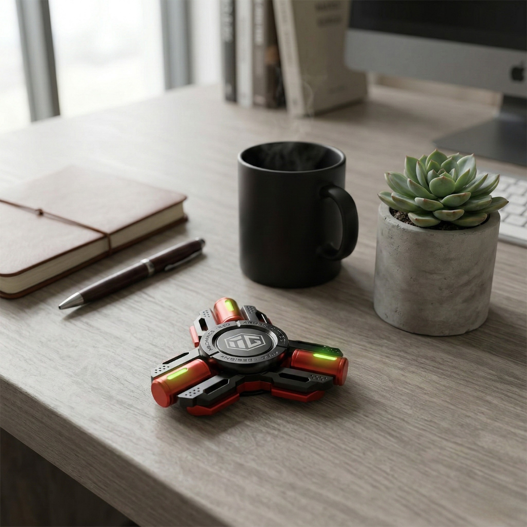 High-Speed Metal Fidget Spinner For Daily Desk And On-The-Go Use | Temsk