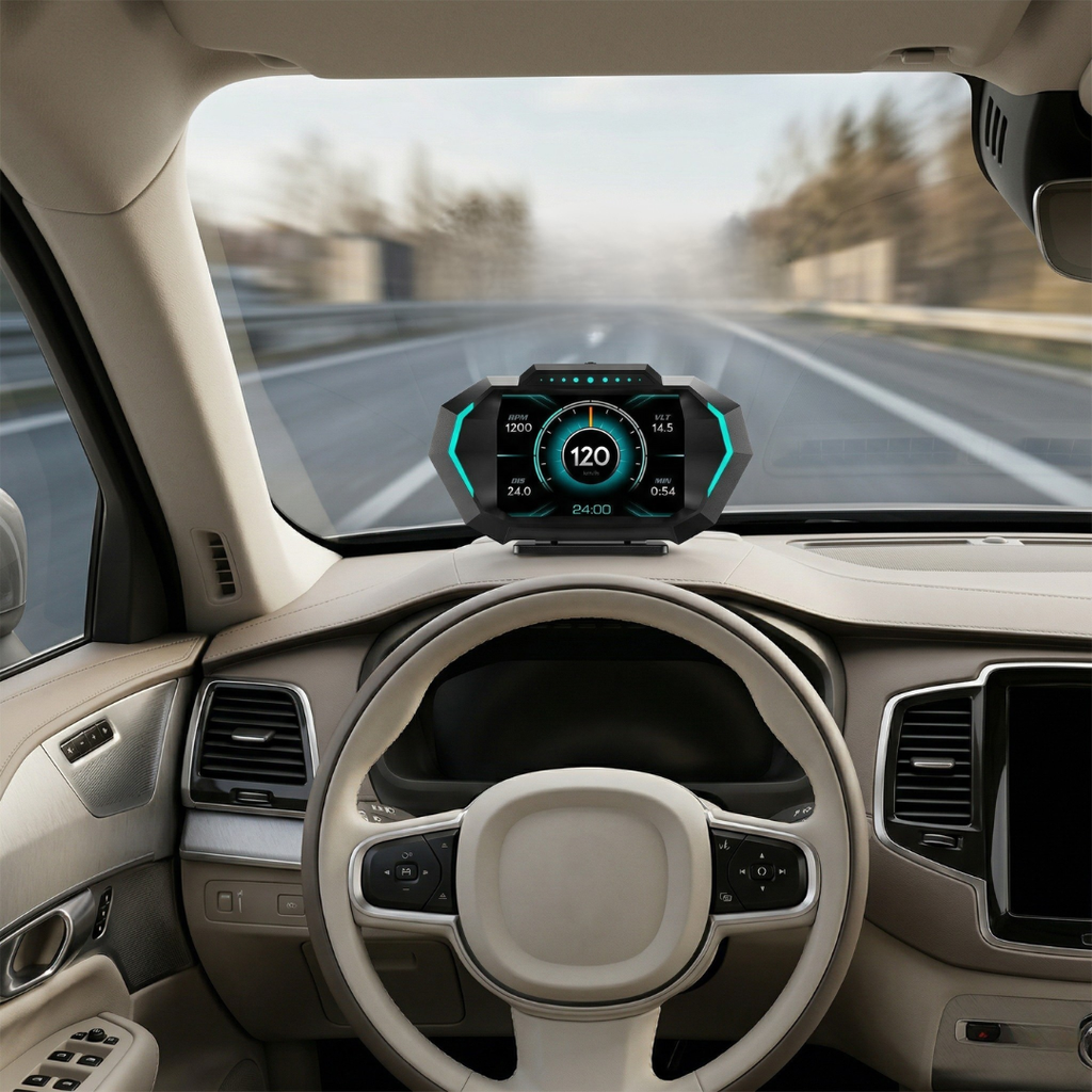GPS Heads-Up Display for Vehicles and Real-Time Data | Temsk