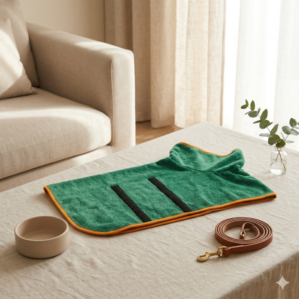 Microfiber Dog Drying Towel For After Bath Use At Home | Temsk