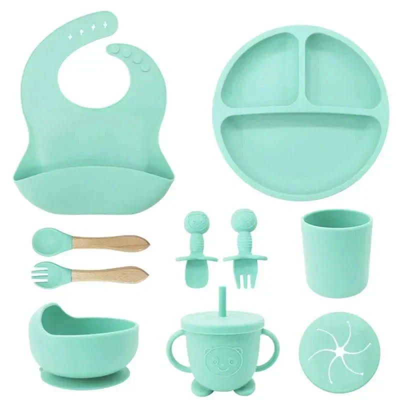BrightNest Baby Dining Set BPA Safe Child-Friendly For Toddlers | Temsk