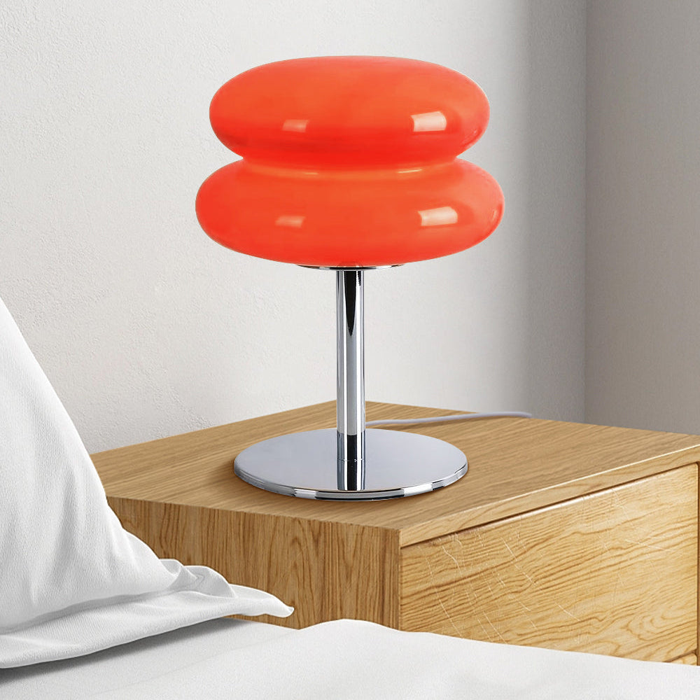 Aurelia Italian Glass Egg Table Lamp With Ambient LED Lighting | Temsk