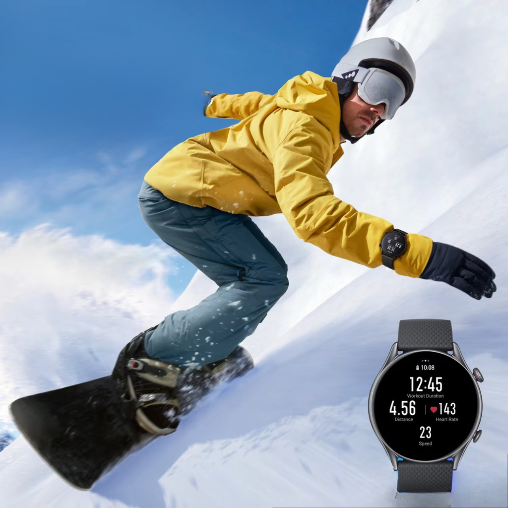 Fitness Smartwatch With AMOLED Display Activity Tracker And Bluetooth Watch | Temsk