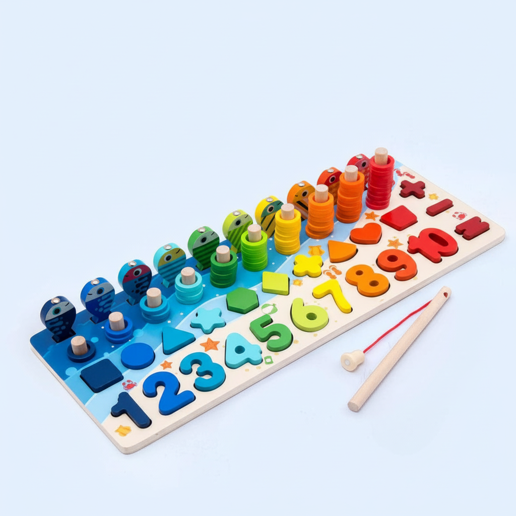 Montessori Activity Board Wooden Toy For Toddlers Learning | Temsk