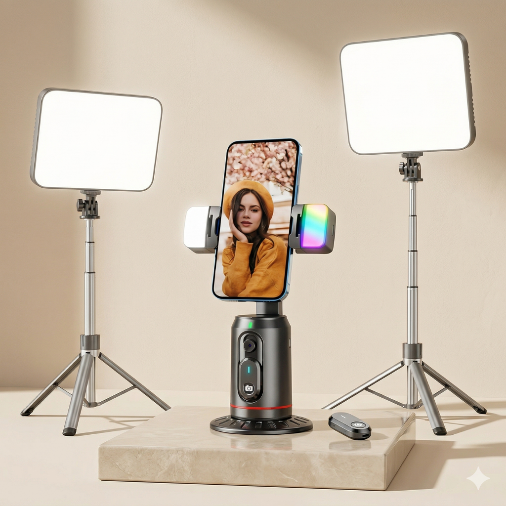 Smart Tracking Gimbal Stabilizer For Stable Selfies | Temsk