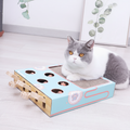 Puzzle Box Cat Scratcher With Interactive Toy And Scratching Board | Temsk