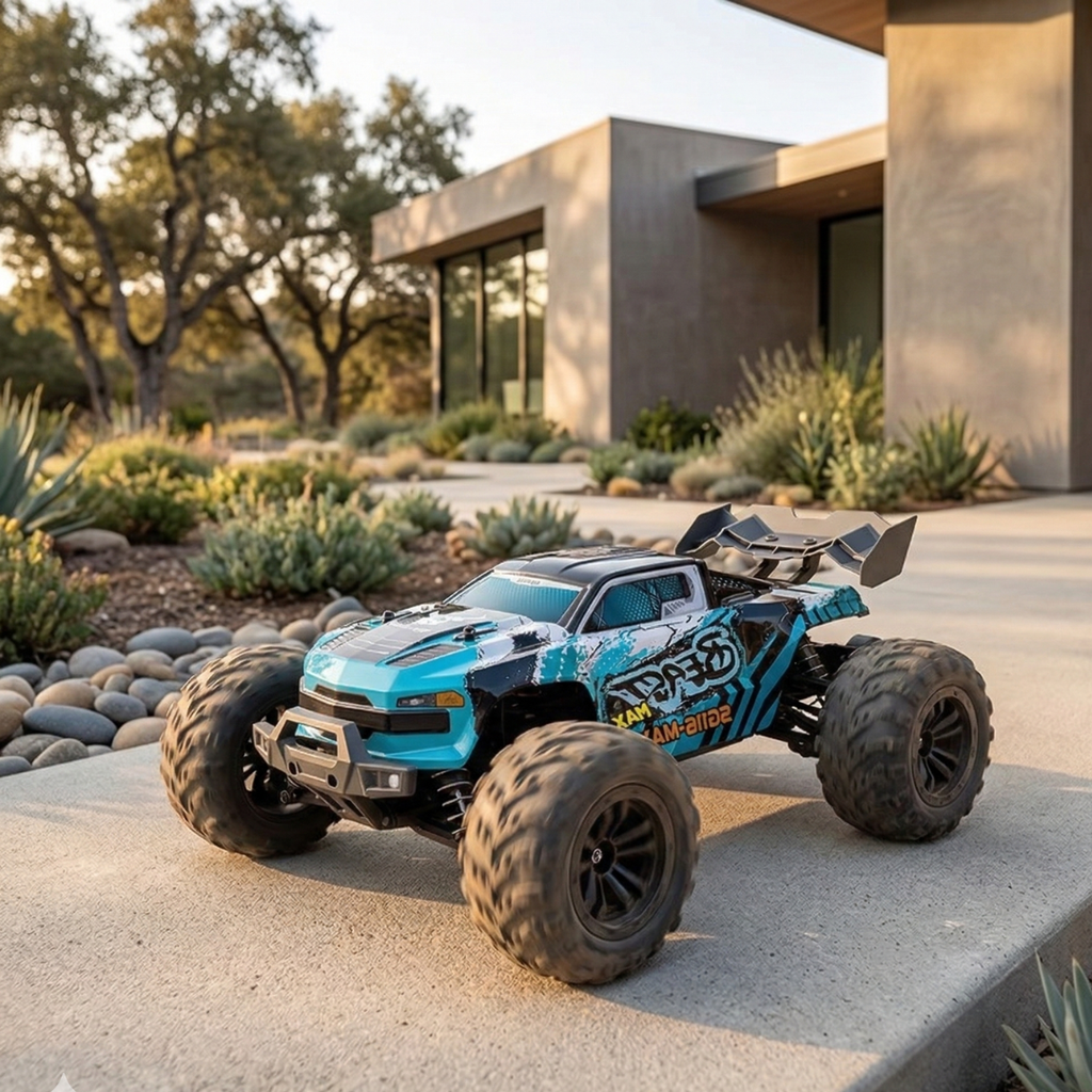 1:16 Scale 4WD High-Speed Brushless RC Car for Off-Road Remote Control Truck | Temsk