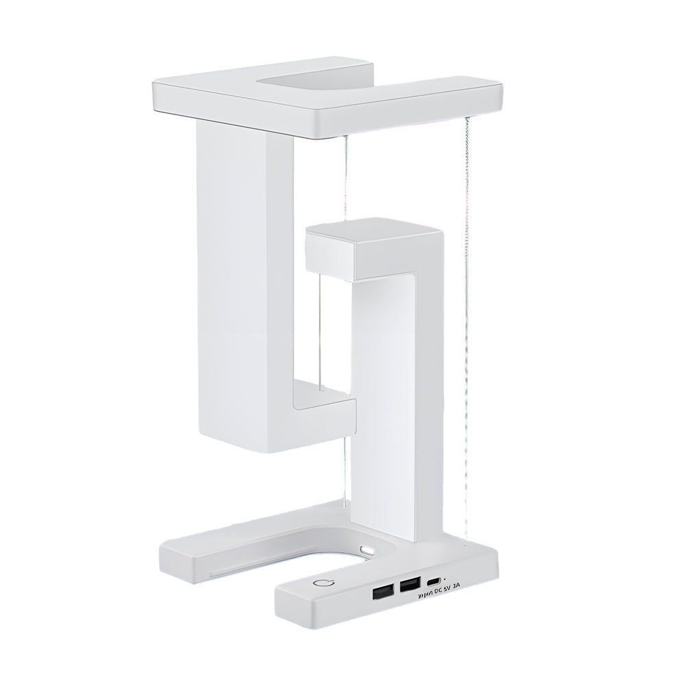 LumaNova Floating LED Table Lamp With Wireless Charging | Temsk