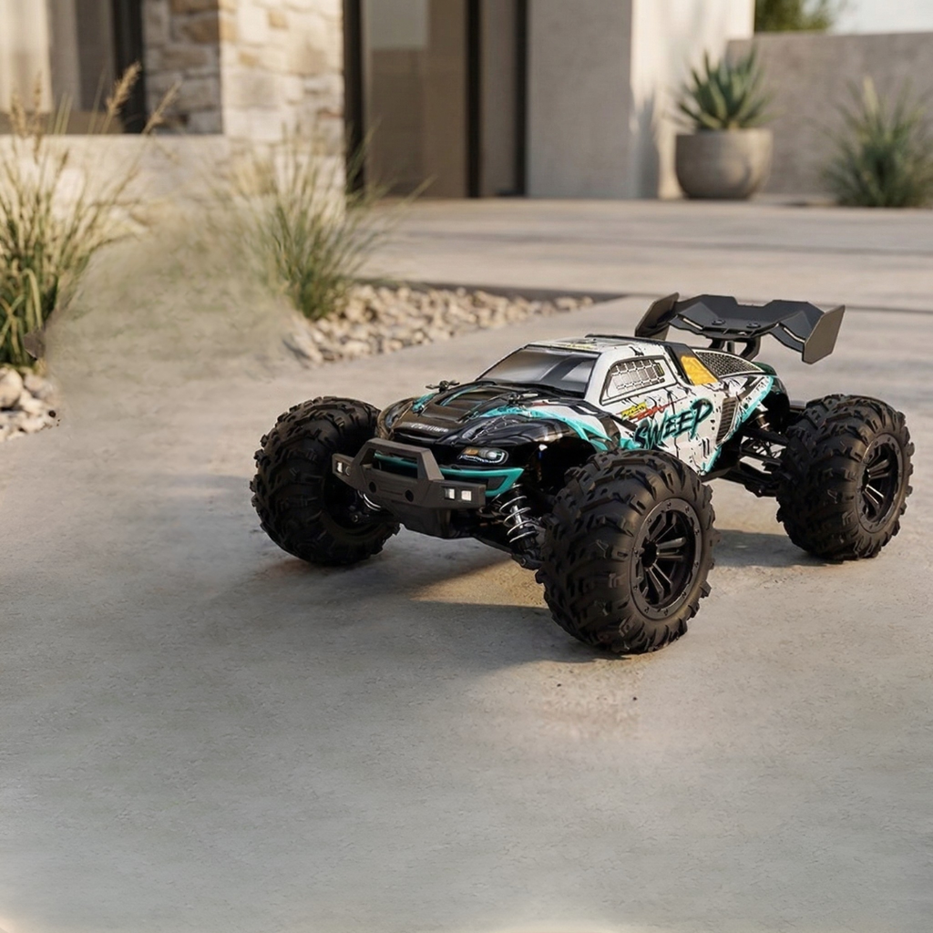1:16 Scale 4WD RC Monster Truck 70 Kilometers Per Hour High Speed Off Road Crawler | Temsk
