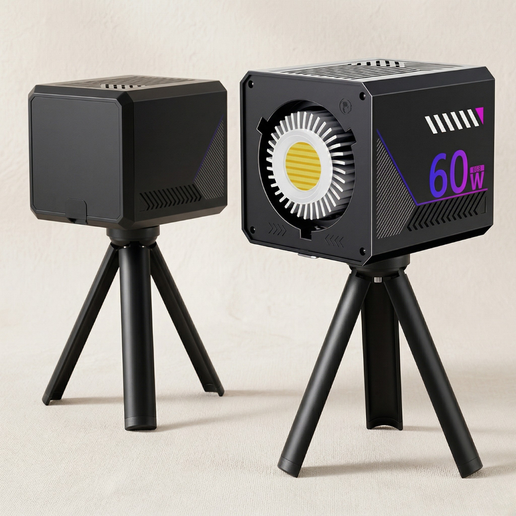 Portable RGB Video Light for Photography and Streaming | Temsk