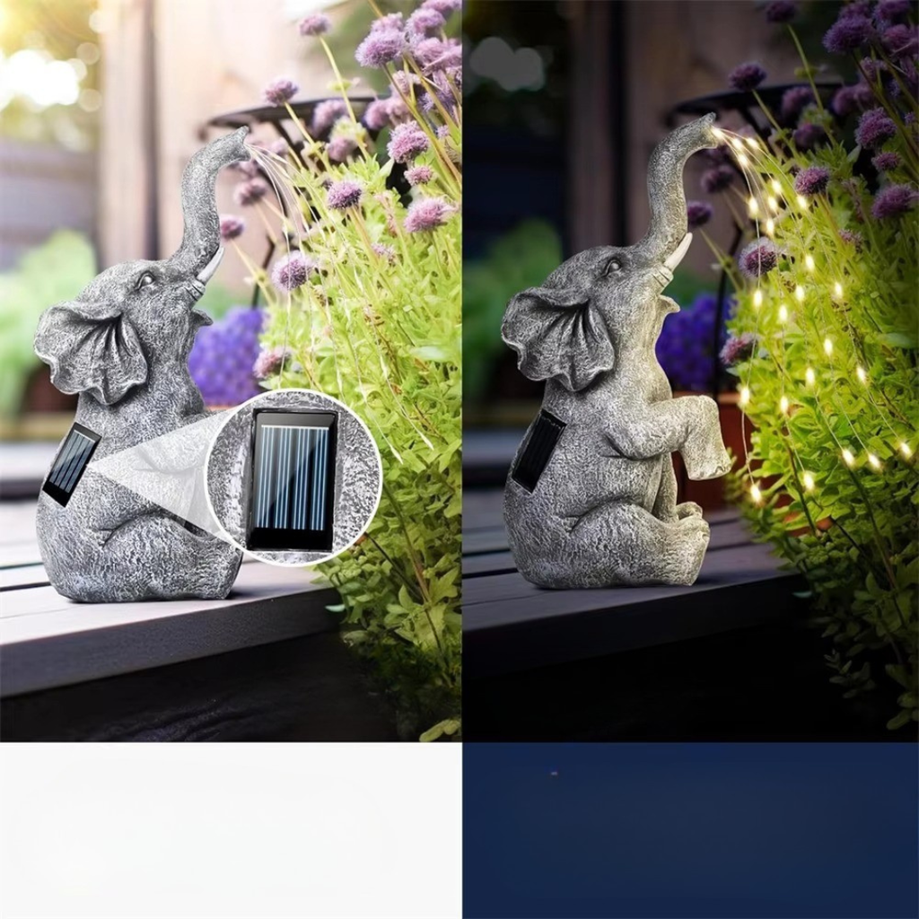 Solar Elephant Garden Ornament Solar Elephant Garden Ornament | Temsk