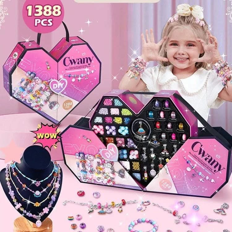 LuminaCraft Creative Bracelet Craft Kit For Girls With Sparkling Charms | Temsk