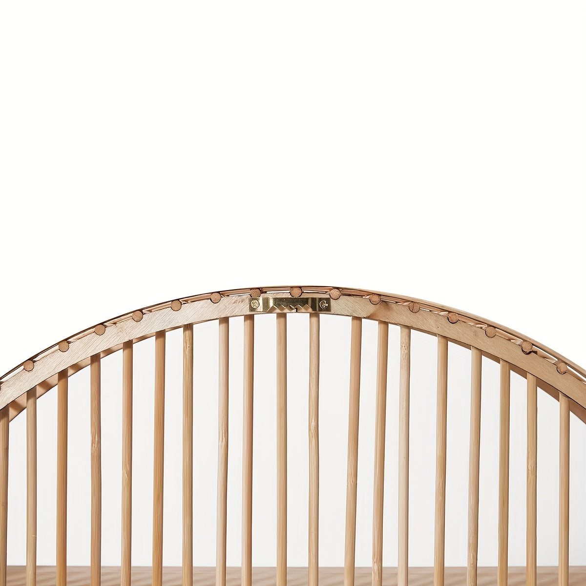 Handgefertigter runder Boho-Bambus-Wandregal-Organizer zur Aufbewahrung | Temsk