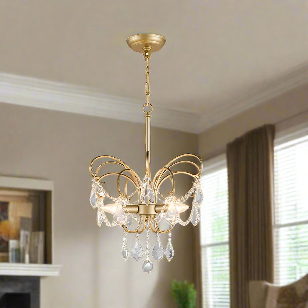 AstraLume Butterfly Ceiling Lamp For Living Room, Elegant Home Accent | Temsk