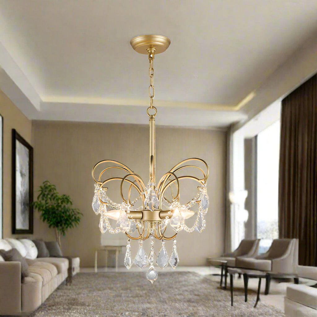 AstraLume Butterfly Ceiling Lamp For Living Room, Elegant Home Accent | Temsk