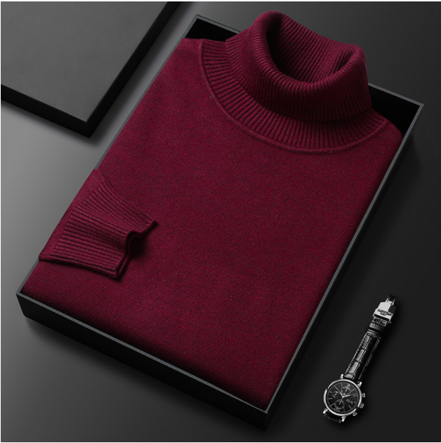 Lorien Luxury Line Men's Cashmere Cotton Turtleneck | Temsk