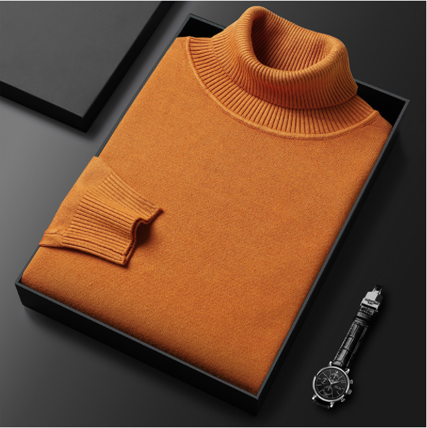 Lorien Luxury Line Men's Cashmere Cotton Turtleneck | Temsk