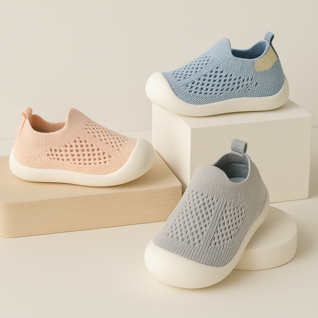 Lightweight Kids Sneakers With Breathable Mesh And Non Slip Sole | Temsk