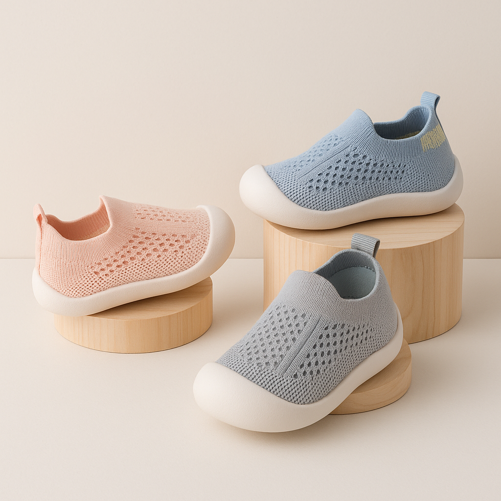 Lightweight Kids Sneakers With Breathable Mesh And Non Slip Sole | Temsk