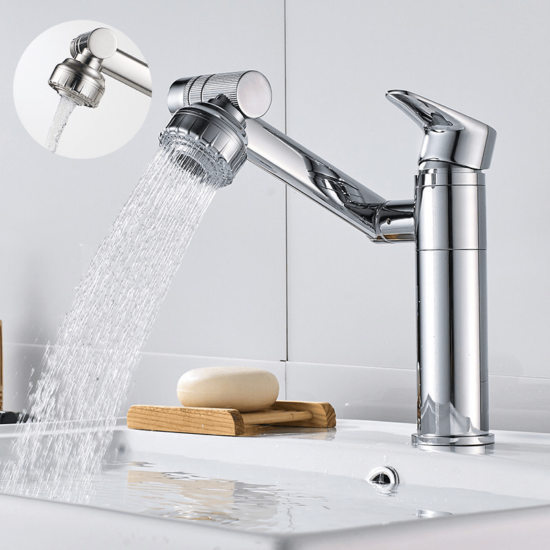 FlexiFlow 360° Flexible Tap With Spray Function For Wash Basins | Temsk