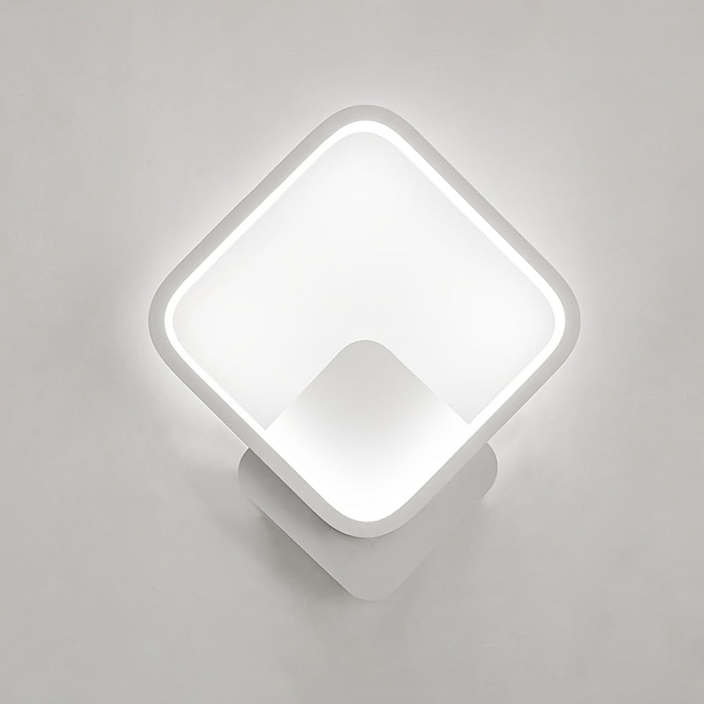 Modern Square LED Wall Lamp For Clean Geometric Interior Lighting | Temsk