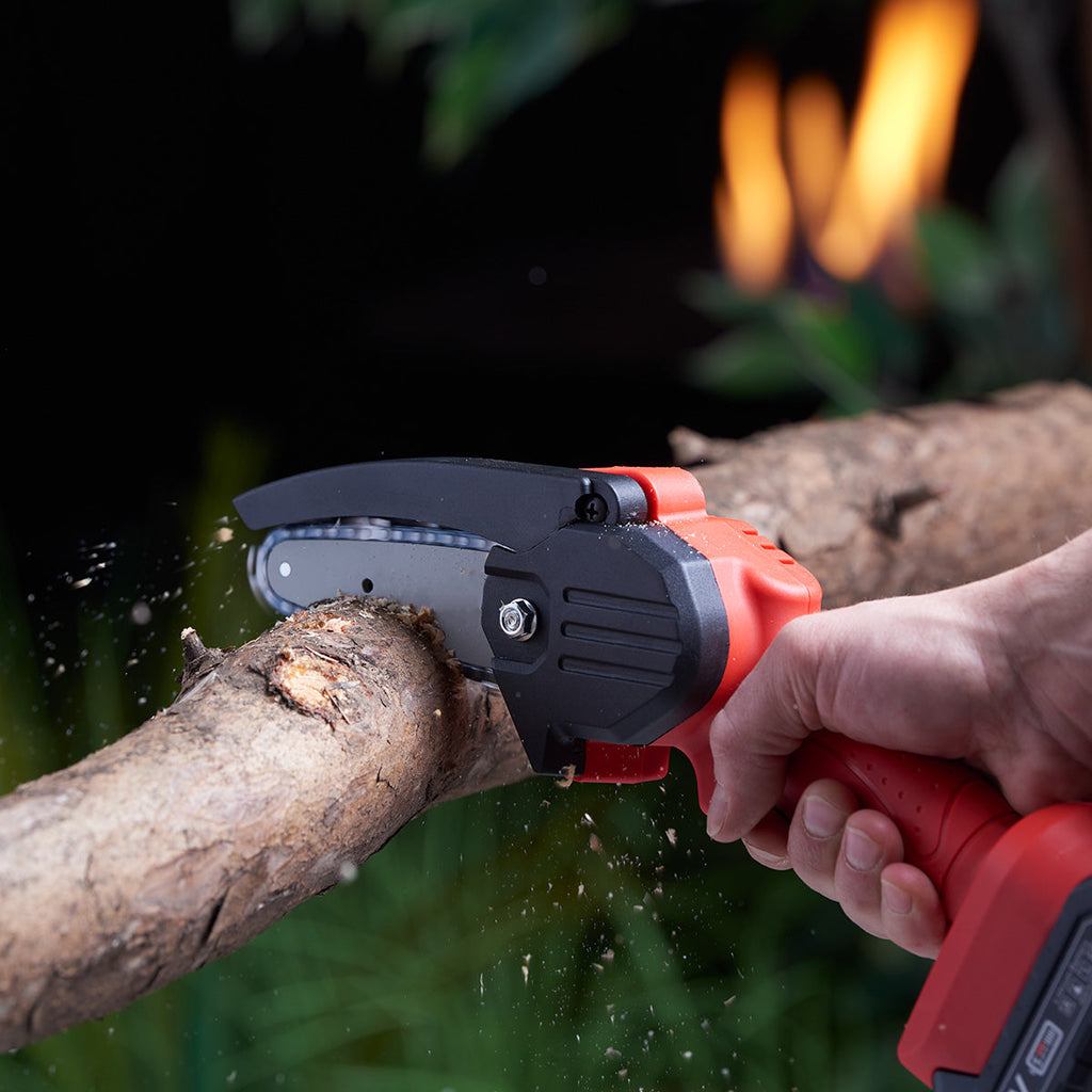 Compact Electric Chainsaw for Garden Trimming and Cutting Tasks | Temsk