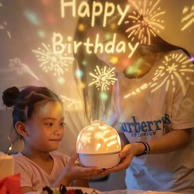 LunaGlow Sphere Magical Star Projector For Kids Room | Temsk