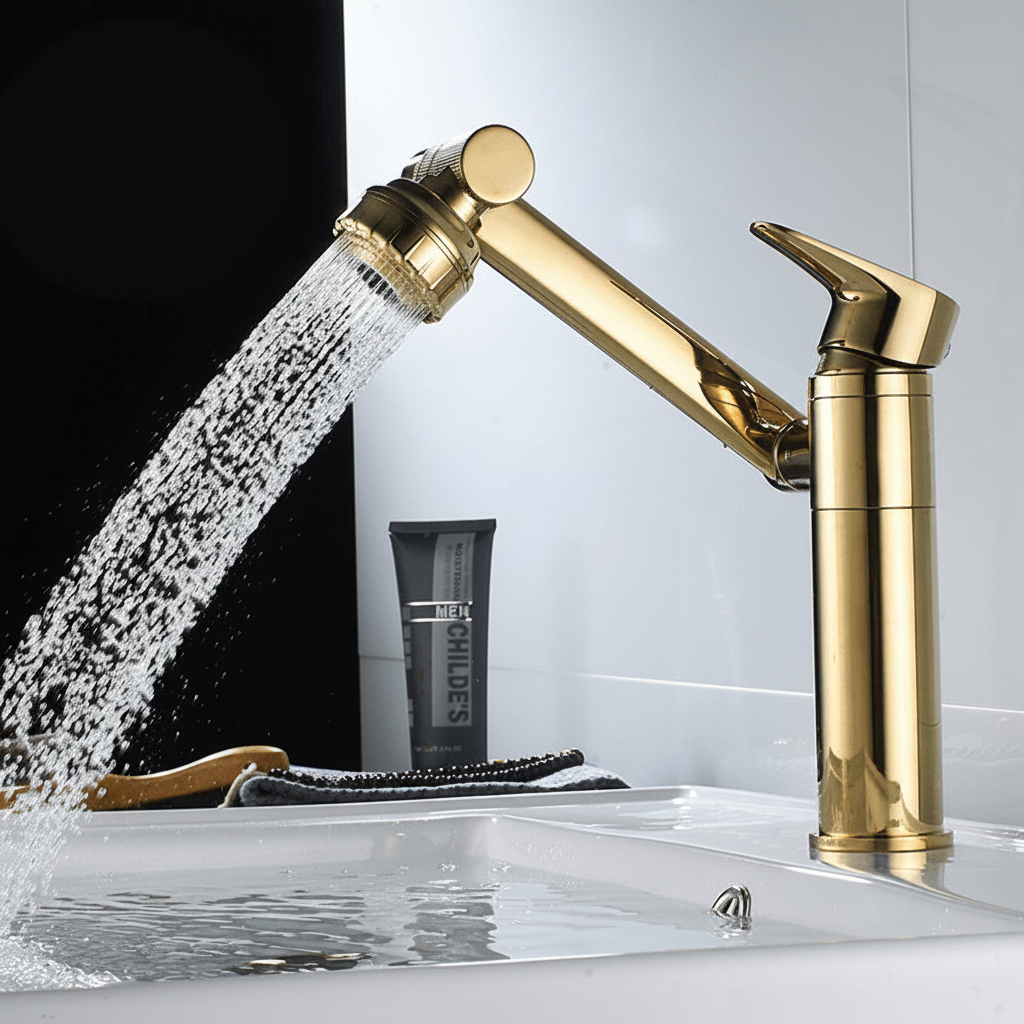 FlexiFlow 360° Flexible Tap With Spray Function For Wash Basins | Temsk