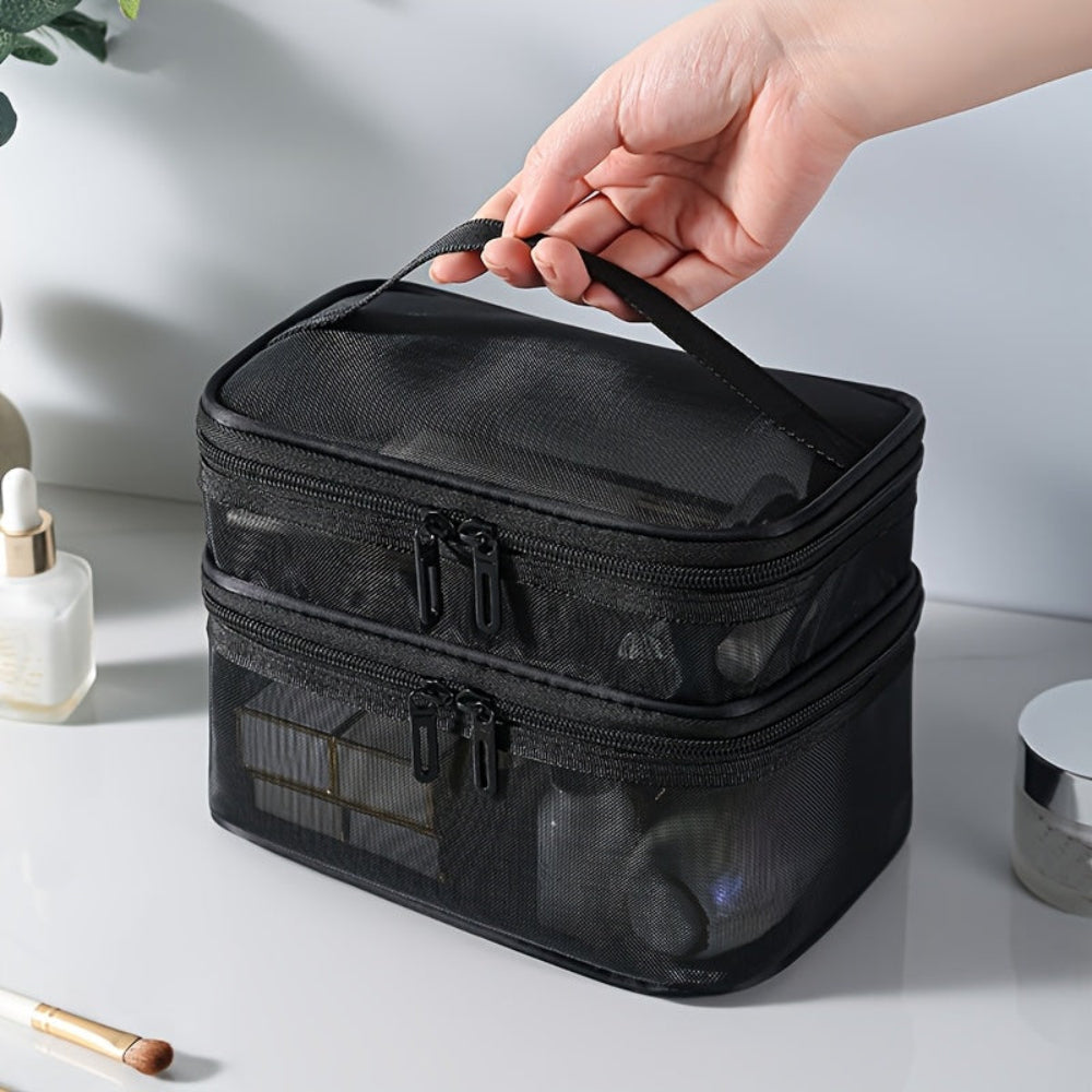 Cestovní organizér na make-up pro kosmetiku a potřeby péče o pleť | Temsk